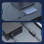 Orico CAF31 USB-C - USB-A 3.1 Gen 2 10Gbps 30cm OTG adapteris - juodas -- USB Adapters