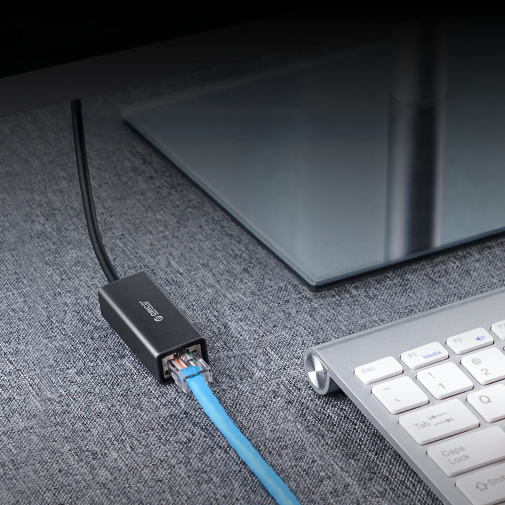 Orico XC-R45-V1 USB-C į RJ45 Gigabit Ethernet 1 Gbps tinklo adapteris - Juodas -- Network Adapters