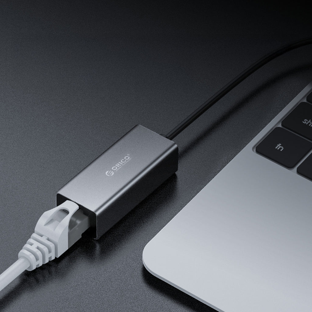 Orico XC-R45-V1 USB-C į RJ45 Gigabit Ethernet 1 Gbps tinklo adapteris - Juodas -- Network Adapters