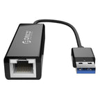 Orico UTJ-U3 1 Gigabit USB-A 3.0 išorinė tinklo kortelė - Juodas -- Network Adapters