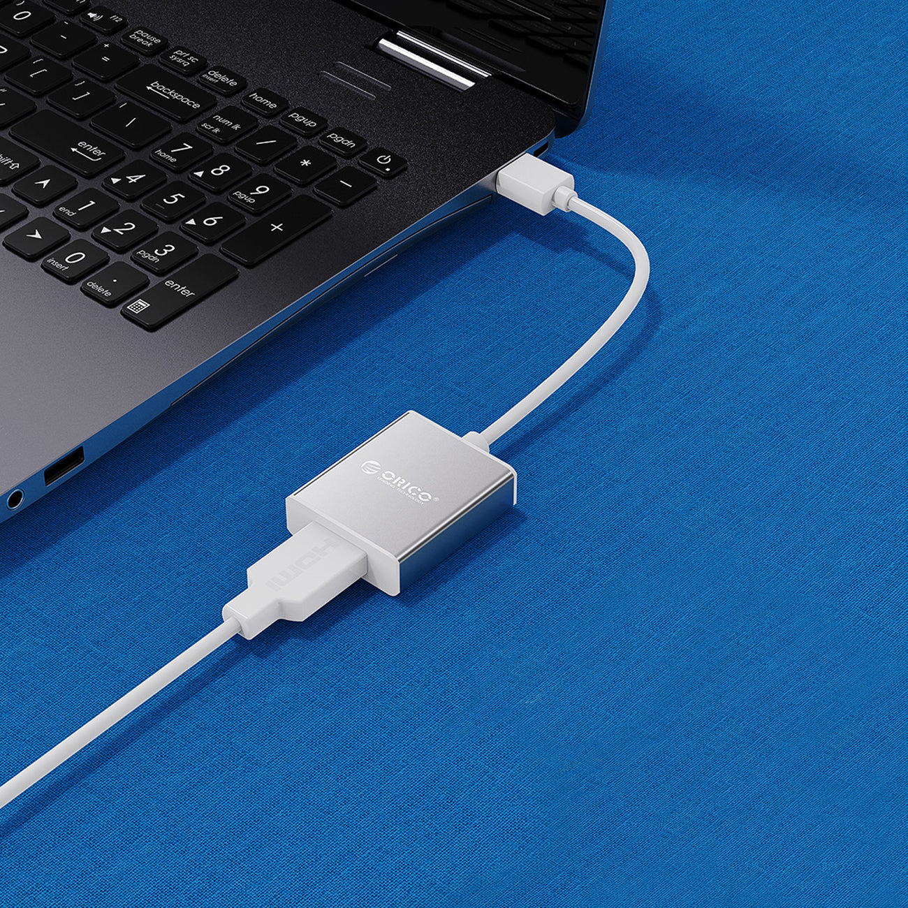 Orico UTH USB-A 3.0 to HDMI adapteris - sidabrinė -- Video Adapters