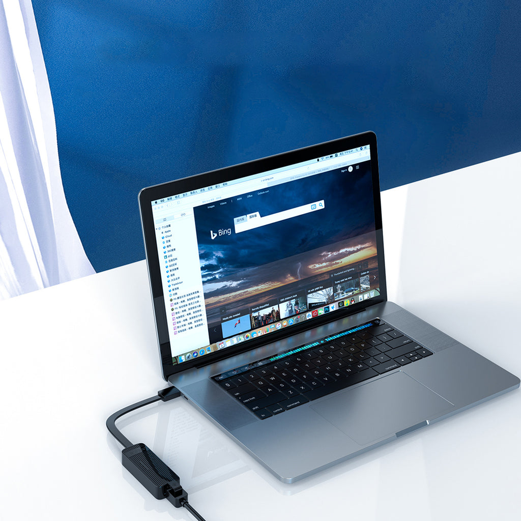 Orico UTK-U3 USB-A 3.0 į RJ45 Gigabit Ethernet 1 Gbps tinklo adapteris - Juodas -- Network Adapters