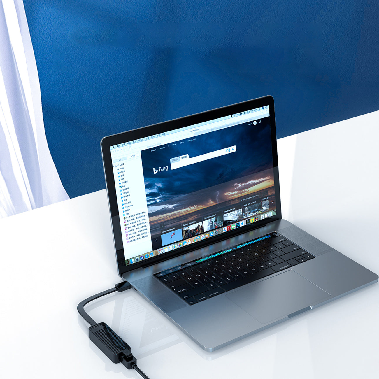Orico UTK-U3 USB-A 3.0 į RJ45 Gigabit Ethernet 1 Gbps tinklo adapteris - Juodas -- Network Adapters