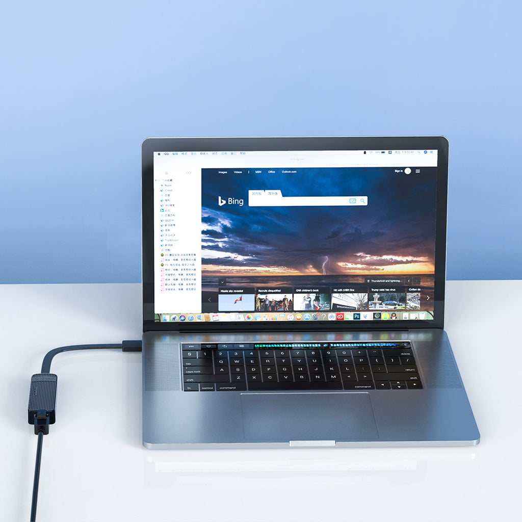 Orico UTK-U3 USB-A 3.0 į RJ45 Gigabit Ethernet 1 Gbps tinklo adapteris - Juodas -- Network Adapters