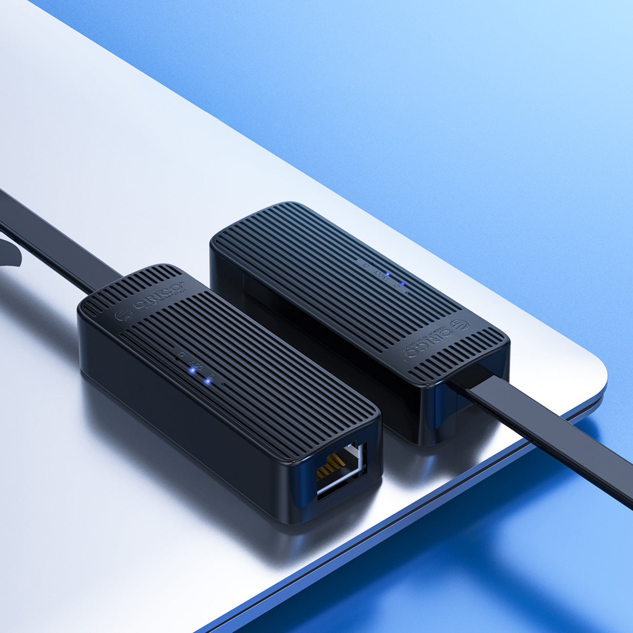 Orico UTK-U3 USB-A 3.0 į RJ45 Gigabit Ethernet 1 Gbps tinklo adapteris - Juodas -- Network Adapters