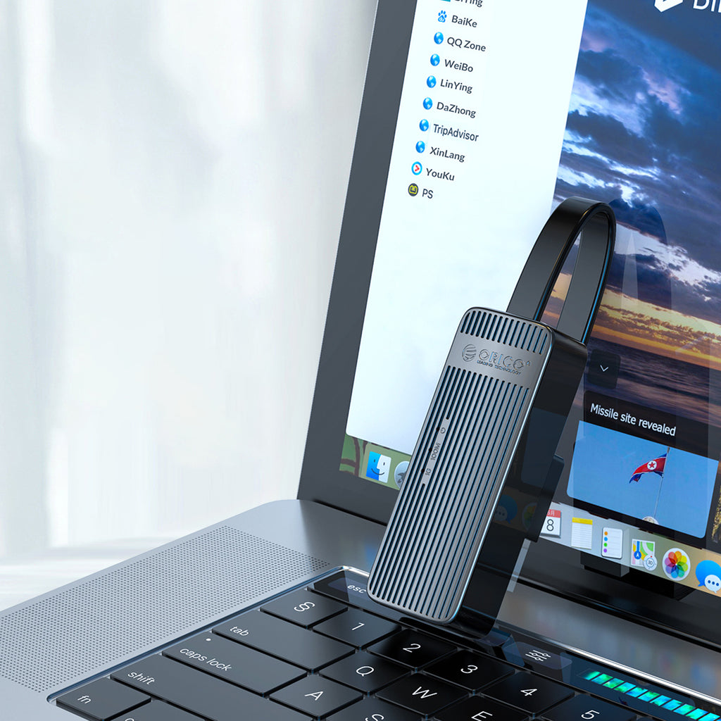 Orico UTK-U3 USB-A 3.0 į RJ45 Gigabit Ethernet 1 Gbps tinklo adapteris - Juodas -- Network Adapters