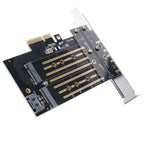 Orico PDM2 PCI-E 3.0 x4 Išplėtimo kortelė M.2 NVMe ir SATA diskams - Juodas -- Uncategorized