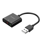 Orico SKT3 USB-A išorinė garso kortelė - Juoda -- Audio Adapters