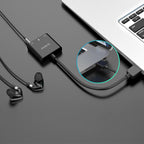 Orico SKT3 USB-A išorinė garso kortelė - Juoda -- Audio Adapters