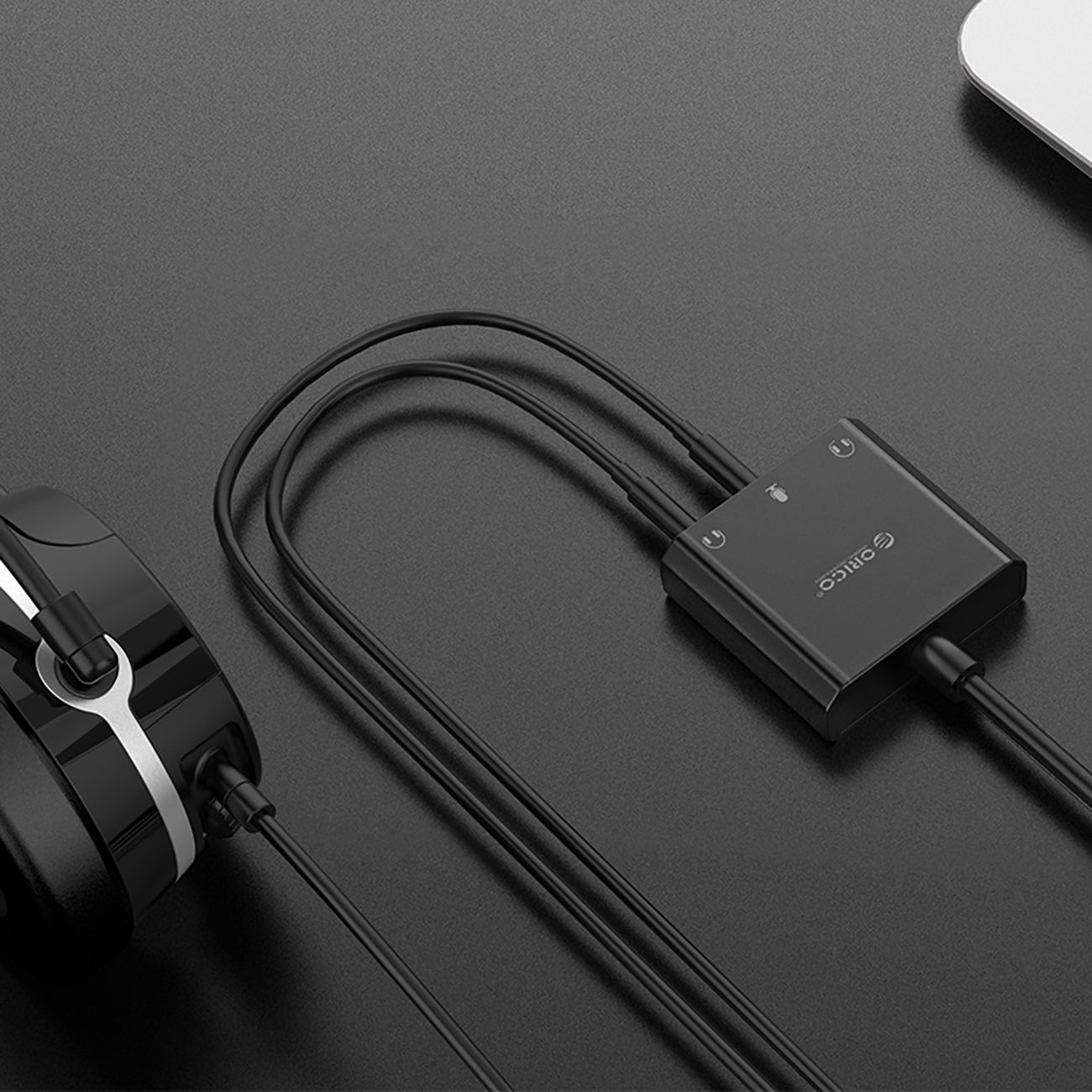 Orico SKT3 USB-A išorinė garso kortelė - Juoda -- Audio Adapters