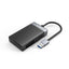 Orico CL4D-A3 USB-A 3.0 SD microSD CF MS 5 Gb/s Atminties kortelių skaitytuvas - Juoda ir sidabrinė -- Memory Card Readers