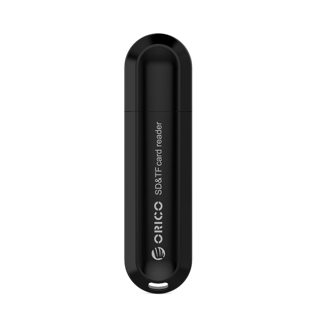 Orico CRS21 USB 3.0 SD ir microSD atminties kortelės skaitytuvas - juodas -- Memory Card Readers