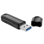 Orico CRS21 USB 3.0 SD ir microSD atminties kortelės skaitytuvas - juodas -- Memory Card Readers