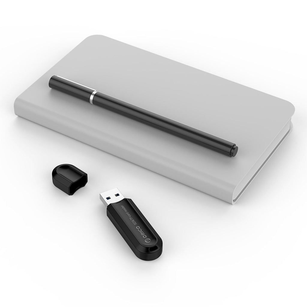 Orico CRS21 USB 3.0 SD ir microSD atminties kortelės skaitytuvas - juodas -- Memory Card Readers