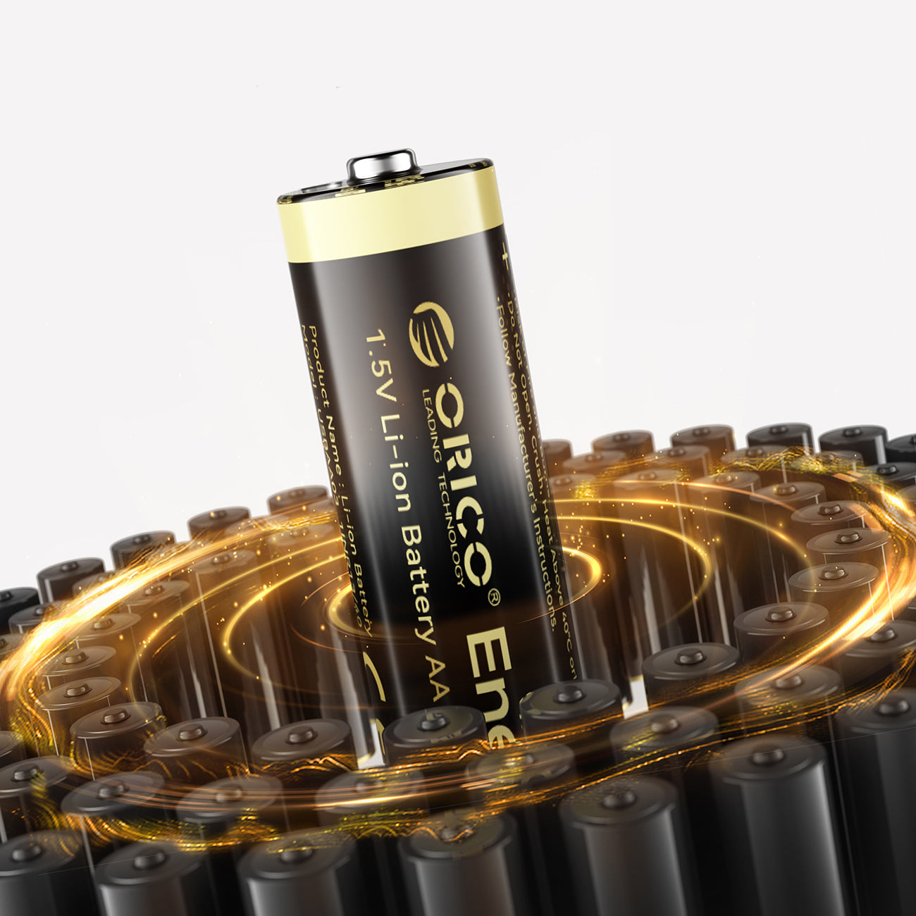 Orico Ener-G EG5C litio akumuliatorius 1,5V 2100mWh AA USB-C pakraunamas akumuliatorius su įkrovimo kabelu 4 vnt. --...