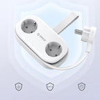 Orico AP3 20W GaN 5in1 maitinimo šakotuvas 2x AC + 2x USB-A + 1x USB-C – baltas -- Cell phone cables