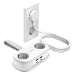 Orico AP3 65W GaN 6in1 maitinimo šakotuvė 2x AC + 2x USB-A + 2x USB-C - balta -- Cell phone cables