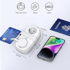 Orico AP3 65W GaN 6in1 maitinimo šakotuvė 2x AC + 2x USB-A + 2x USB-C - balta -- Cell phone cables