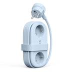 Orico AP3 65W GaN 6in1 maitinimo šakotuvė 2x AC + 2x USB-A + 2x USB-C - mėlyna -- Cell phone cables