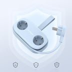 Orico AP3 65W GaN 6in1 maitinimo šakotuvė 2x AC + 2x USB-A + 2x USB-C - mėlyna -- Cell phone cables