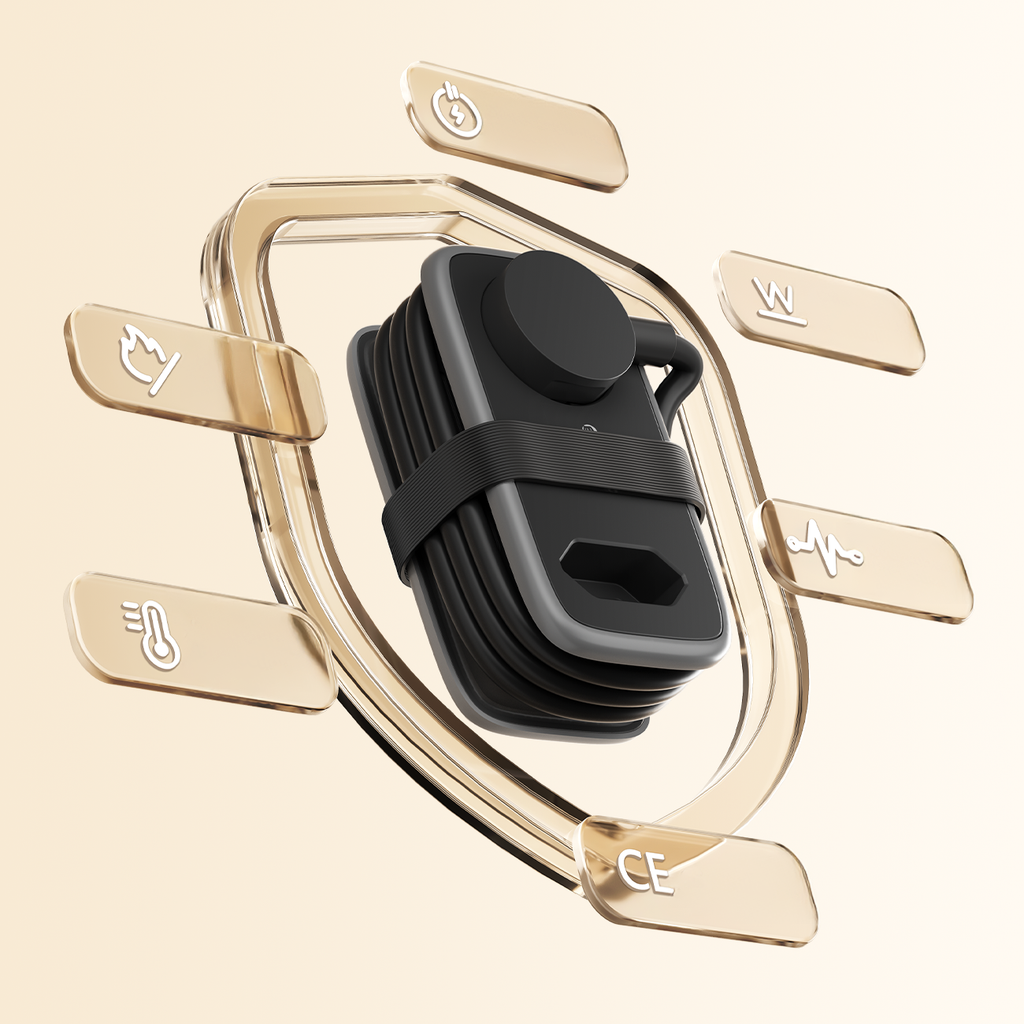 Orico APP 15,5W 5in1 maitinimo šakotuvė 2x AC + 2x USB-A + 1x USB-C - juoda -- Cell phone cables
