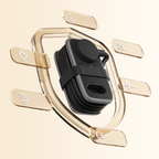 Orico APP 15,5W 5in1 maitinimo šakotuvė 2x AC + 2x USB-A + 1x USB-C - juoda -- Cell phone cables