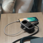 Orico APP 15,5W 5in1 maitinimo šakotuvė 2x AC + 2x USB-A + 1x USB-C - juoda -- Cell phone cables