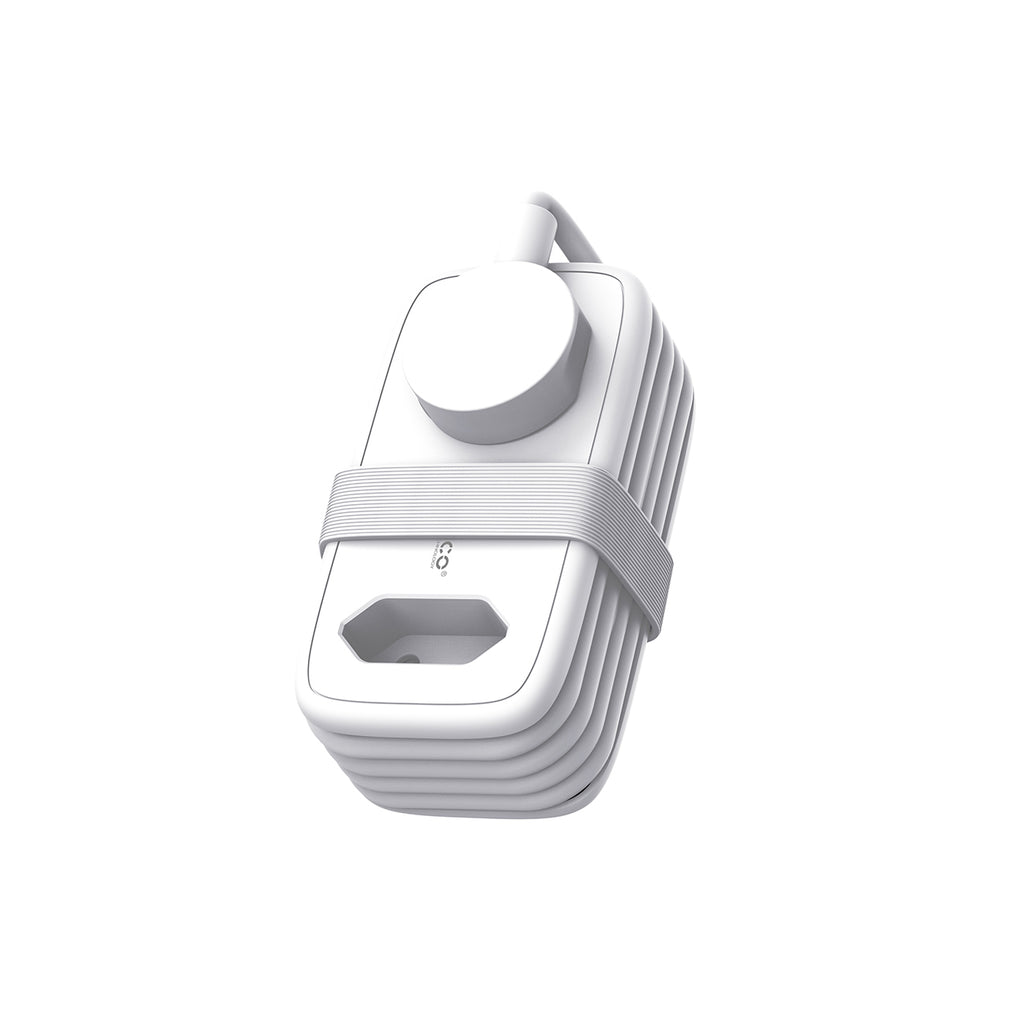 Orico APP 15,5W 5in1 maitinimo šakotuvė 2x AC + 2x USB-A + 1x USB-C - balta -- Cell phone cables