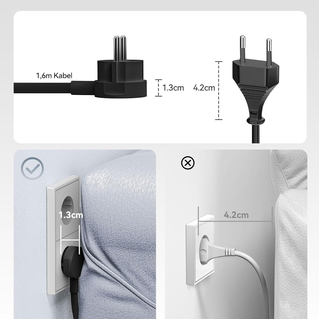 Orico PDC25 25W 6in1 prailgintuvas 2x AC + 2x USB-A + 2x USB-C - juodas -- Cell phone cables