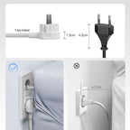 Orico PDC25 25W 6in1 prailgintuvas 2x AC + 2x USB-A + 2x USB-C - baltas -- Cell phone cables