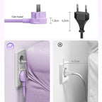 Orico PDC25 25W 6in1 prailgintuvas 2x AC + 2x USB-A + 2x USB-C - violetinis -- Cell phone cables