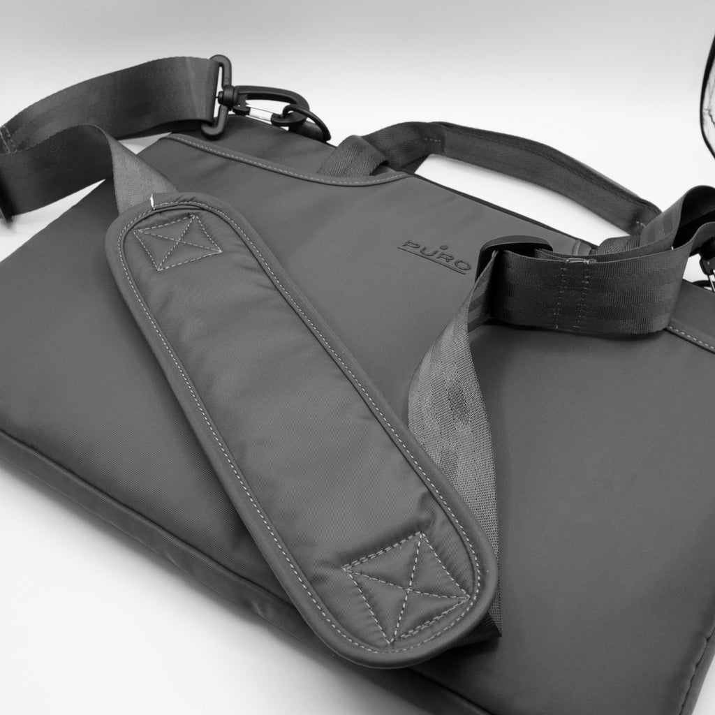 Puro Scudo SleevePro iš nailono, skirtas MacBook ir nešiojamajam kompiuteriui iki 14" - juodas -- Laptop Bags