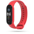 Tech-Protect IconBand, skirta Xiaomi Mi Smart Band 5/6/6 NFC – raudona -- Xiaomi Mi Smart Band 5