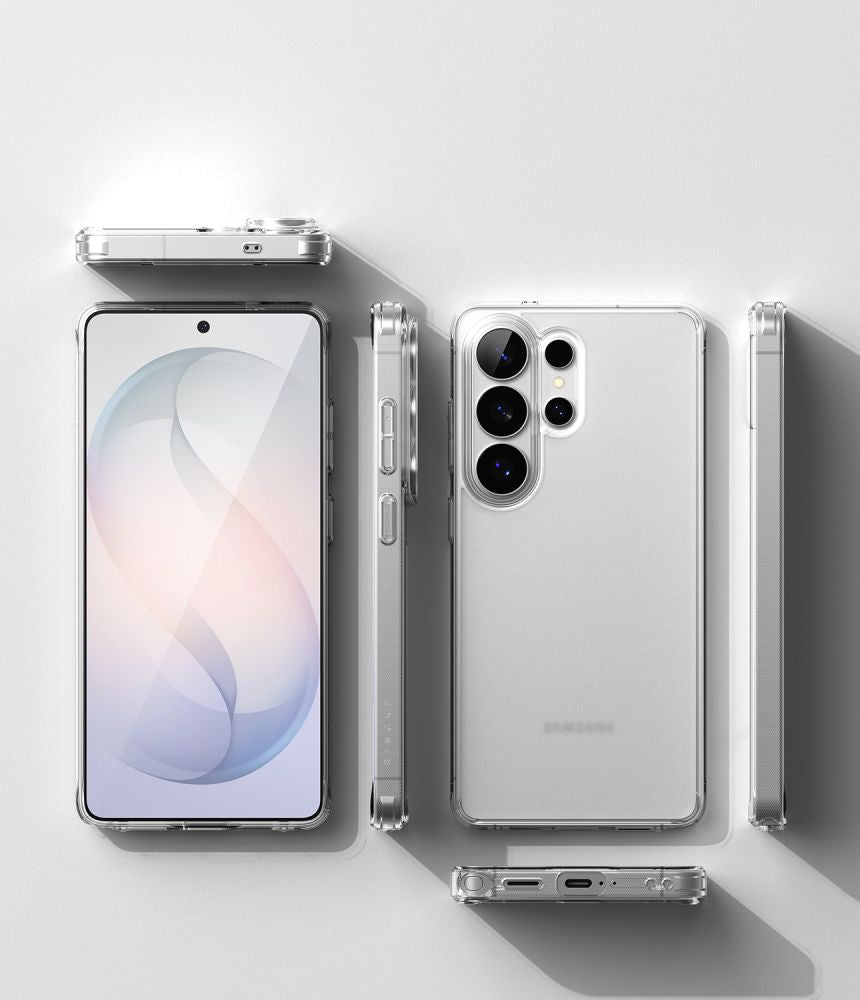 „Ringke Fusion Case“, skirtas Samsung Galaxy S26 Ultra – skaidrus matinis -- Samsung Galaxy S26 Ultra