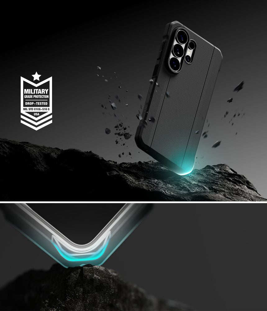 Ringke Onyx Alfa dėklas, skirtas Samsung Galaxy S26 Ultra - juodas -- Samsung Galaxy S26 Ultra