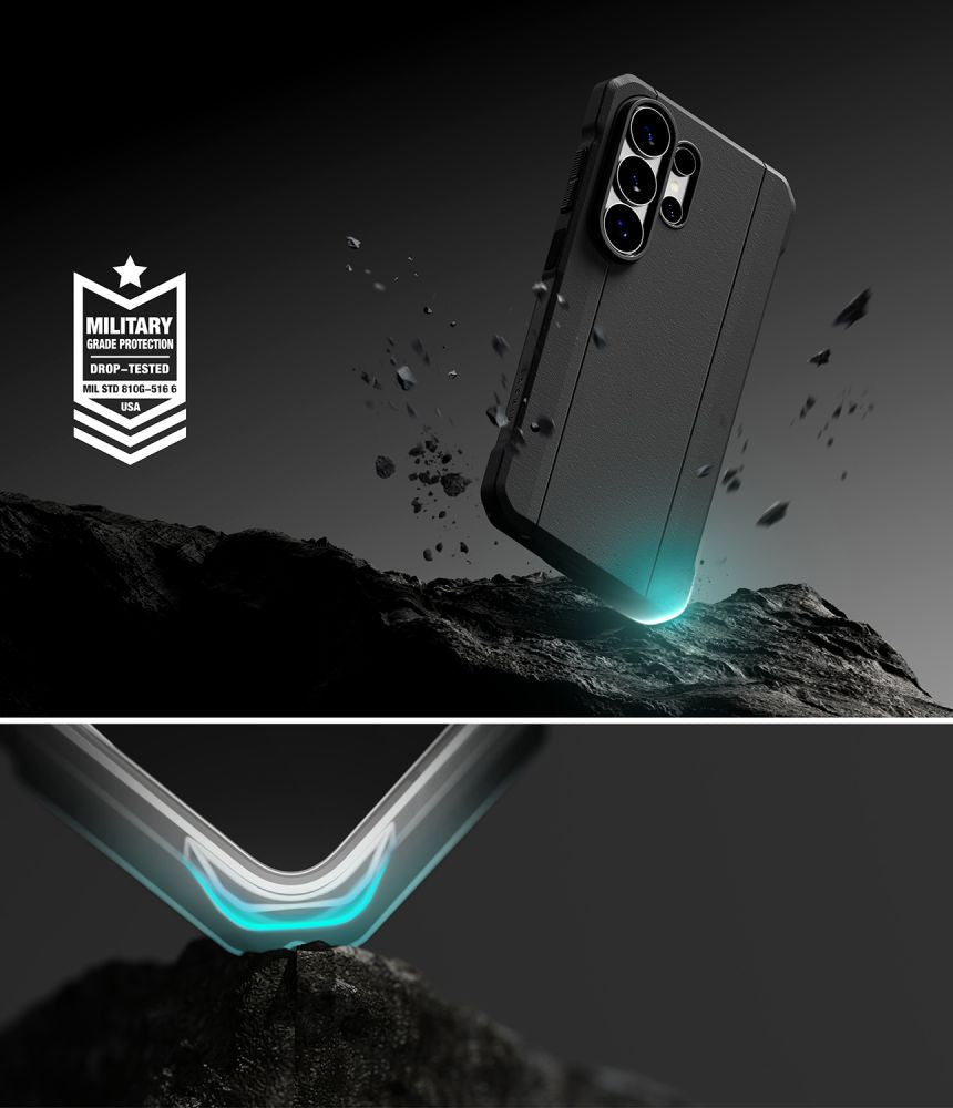 Ringke Onyx Alfa Magsafe dėklas, skirtas Samsung Galaxy S26 Ultra - juodas -- Samsung Galaxy S26 Ultra