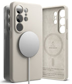 Ringke Silicone MagSafe Dėklas, skirtas Samsung Galaxy S26 Ultra - Beige -- Samsung Galaxy S26 Ultra