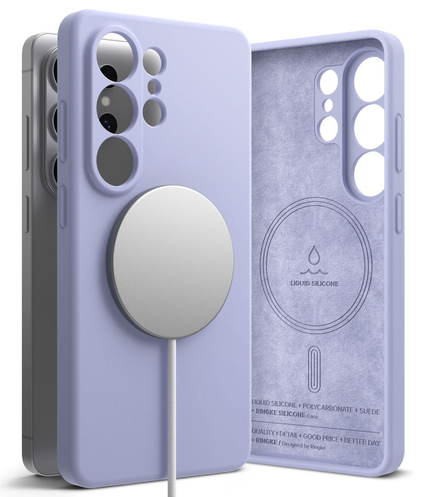 Ringke Silicone MagSafe Dėklas, skirtas Samsung Galaxy S26 Ultra - violetinis -- Samsung Galaxy S26 Ultra