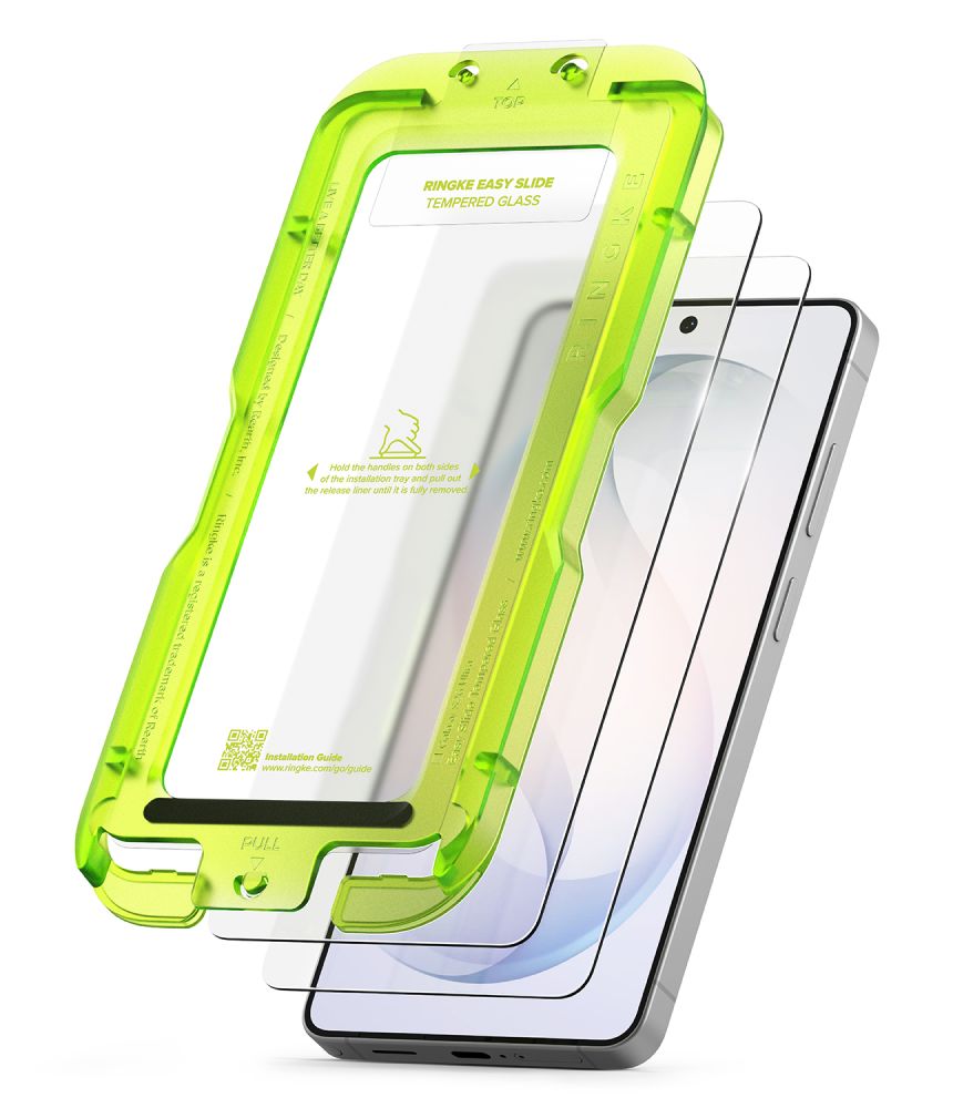 Ringke Easy Slide 2-Pack Tempered Glass for Samsung Galaxy S269 ZQX -- Cell phone tempered glass