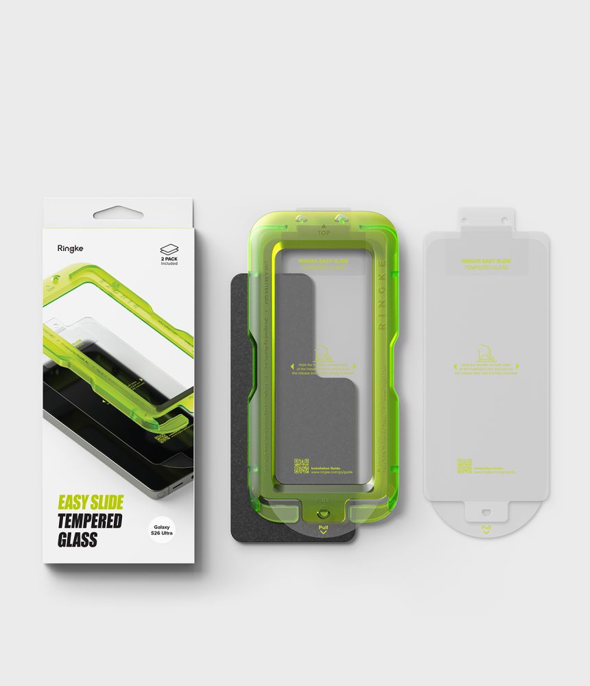 Ringke Easy Slide 2-Pack Tempered Glass for Samsung Galaxy S269 ZQX -- Cell phone tempered glass