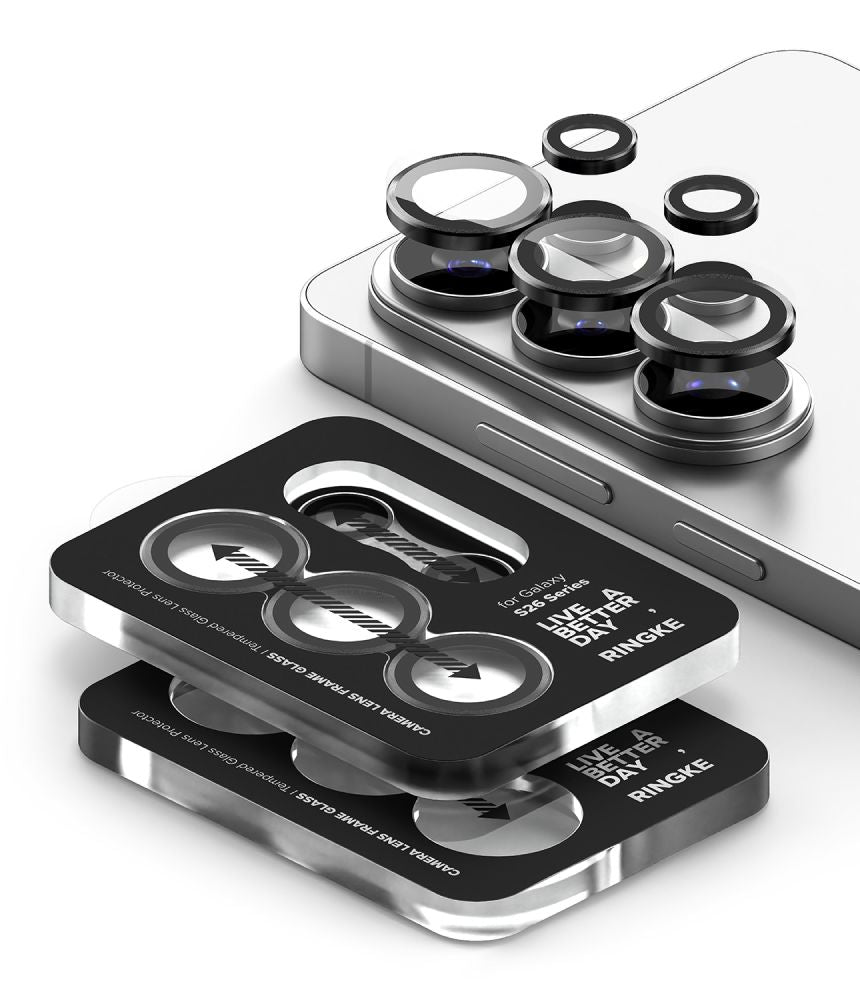 Ringke Camera Frame Protector 2-Pack for Samsung Galaxy S26 ZXQTOKEN8QTOXEN -9 -- Samsung Galaxy S26