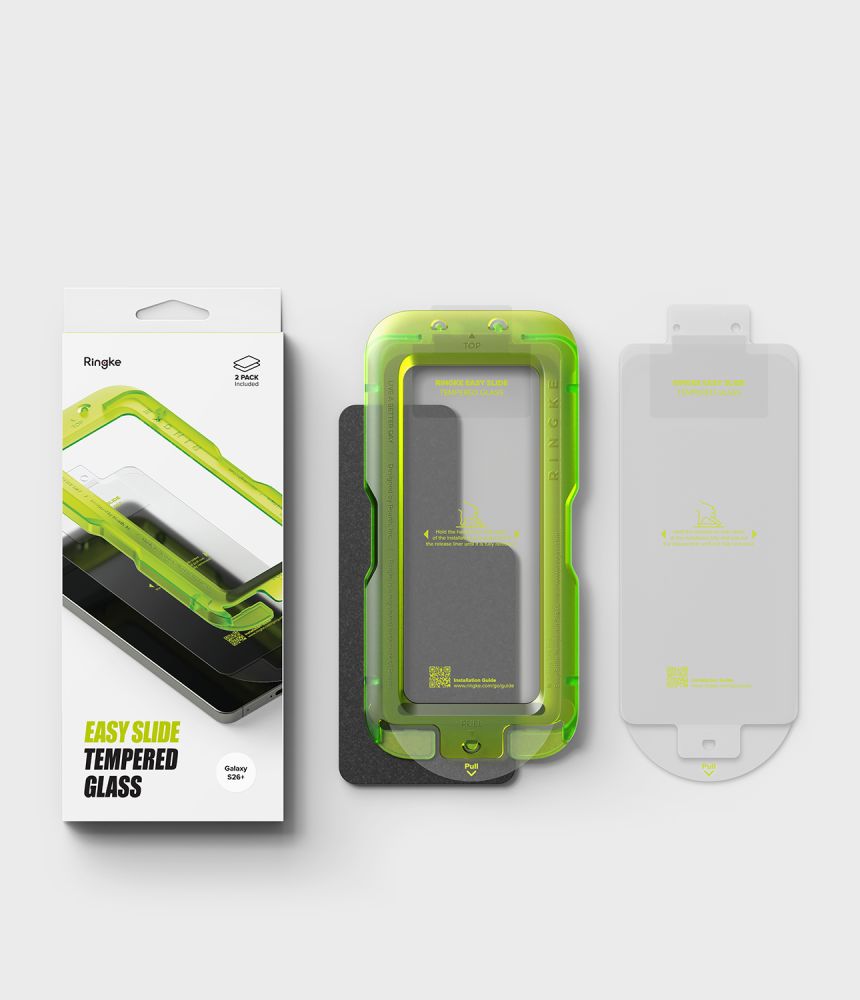 Ringke Easy Slide 2-Pack Tempered Glass for Samsung Galaxy S26+ -- Samsung Galaxy S26