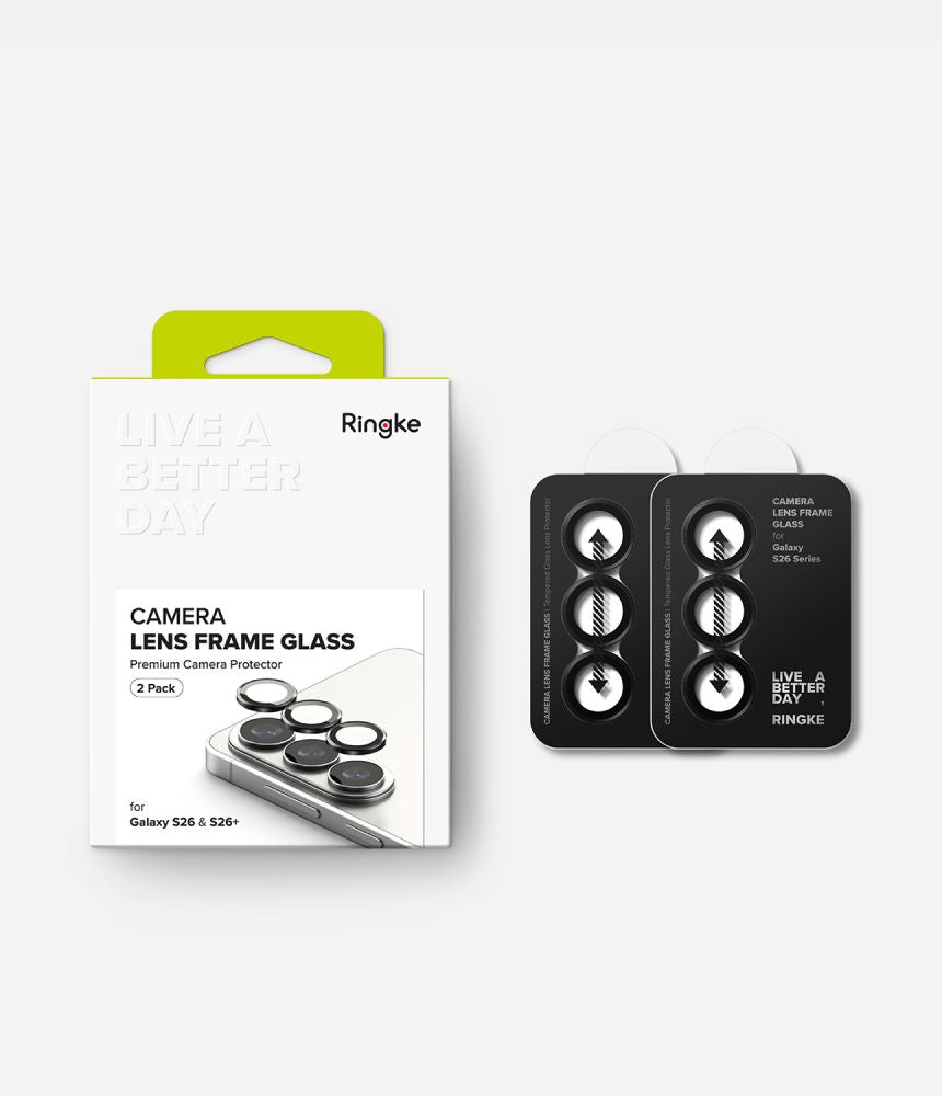 Ringke Camera Frame Protector 2-Pack for Samsung Galaxy S26 / S26+ - ZQXZTOK -- Samsung Galaxy S26
