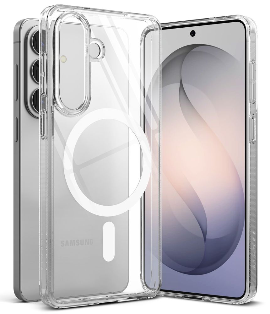 Ringke Fusion Magnetic MagSafe Dėklas, skirtas Samsung Galaxy S26 - Transparent -- Samsung Galaxy S26