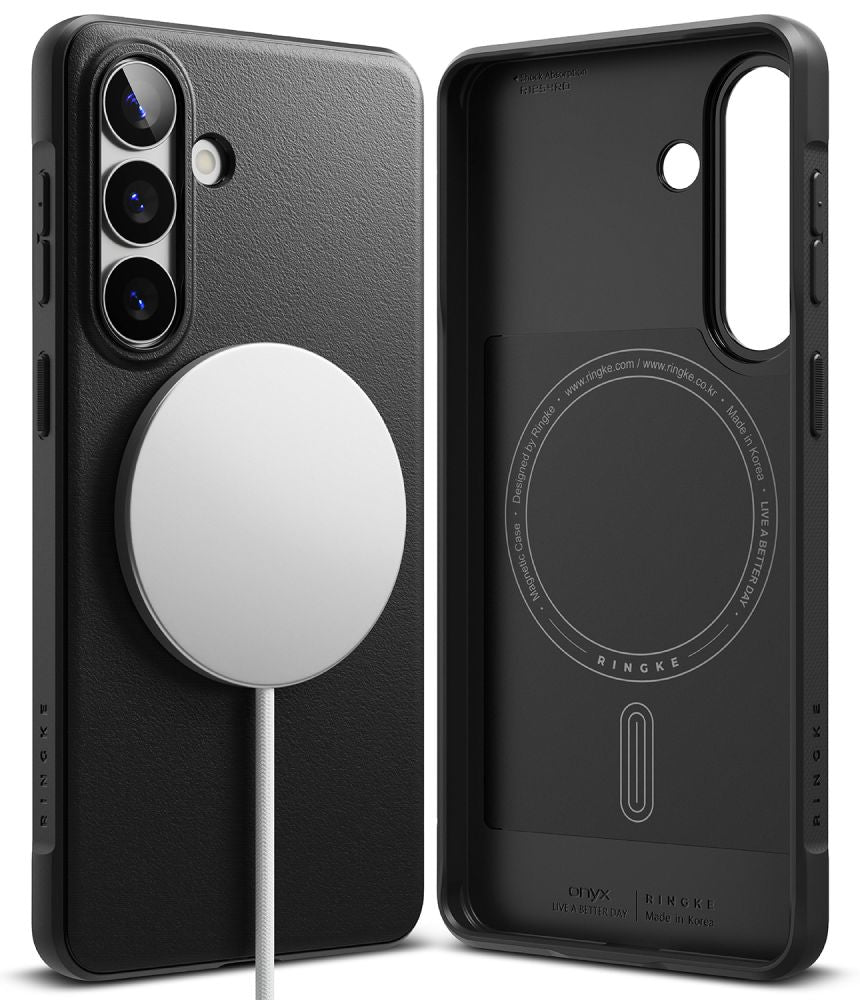 Ringke Onyx Magsaugus dėklas, skirtas Samsung Galaxy S26 - juodas -- Samsung Galaxy S26