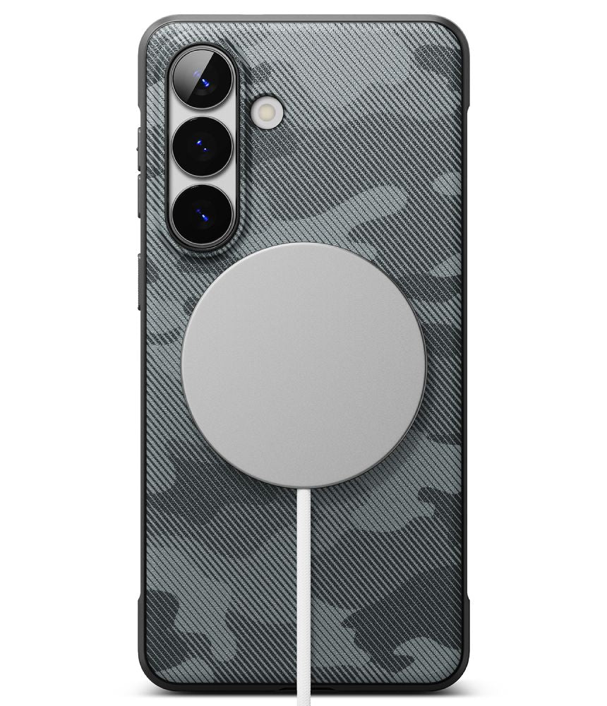 Ringke Onyx Magsaugus dėklas, skirtas Samsung Galaxy S26 - pilka ir juoda -- Samsung Galaxy S26