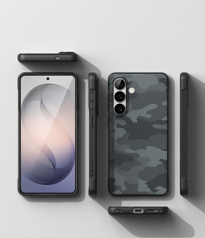 Ringke Onyx Magsaugus dėklas, skirtas Samsung Galaxy S26 - pilka ir juoda -- Samsung Galaxy S26