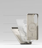 Ringke Silicone MagSafe Dėklas, skirtas Samsung Galaxy S26 - Beige -- Samsung Galaxy S26