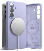 Ringke Silicone MagSafe Dėklas, skirtas Samsung Galaxy S26 - violetinis -- Samsung Galaxy S26