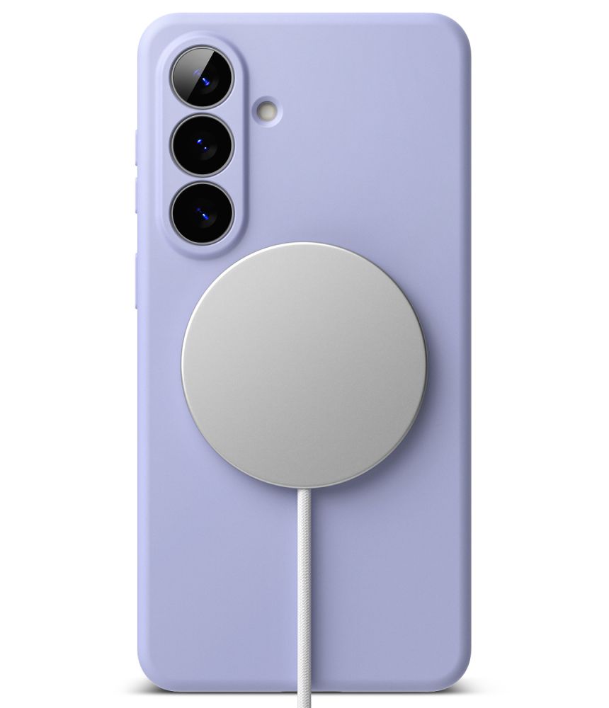 Ringke Silicone MagSafe Dėklas, skirtas Samsung Galaxy S26 - violetinis -- Samsung Galaxy S26